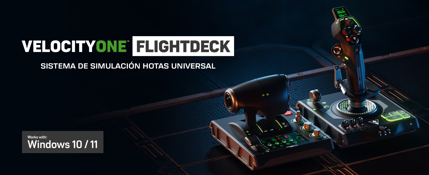 Turtle Beach VelocityOne Flightdeck - Joystick y Acelerador de